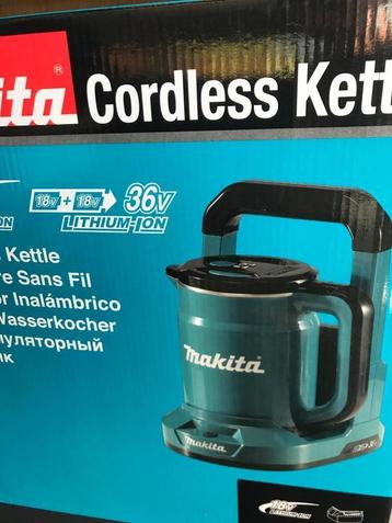 Nieuwe Waterkoker makita beschikbaar voor biedingen