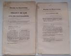 1833+Brasserie+Distillerie+Projet de loi d'il y a 191 ANS, Collections, Marques de bière, Autres marques, Bouteille(s), Utilisé