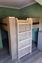 Hoogslaper van Steigerhout - Handgemaakt, Ophalen, Zo goed als nieuw, Hoogslaper