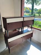 Vintage nachtkastjes + ladekast, Huis en Inrichting, Ophalen