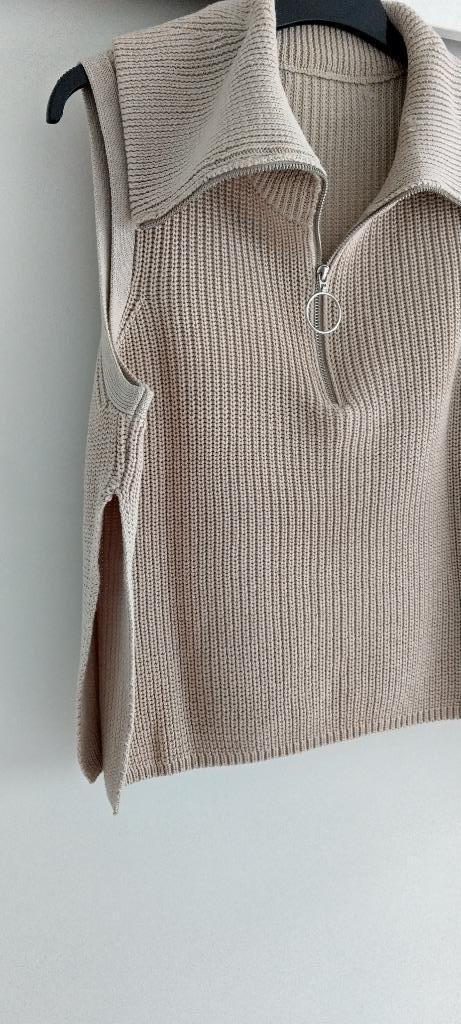 trui/spencer/debardeur Esprit, Kleding | Dames, Truien en Vesten, Zo goed als nieuw, Maat 38/40 (M), Beige, Verzenden