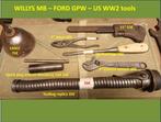 Willys MB Ford GPW jeep tools WW2, Verzamelen, Ophalen of Verzenden, Landmacht, Overige typen