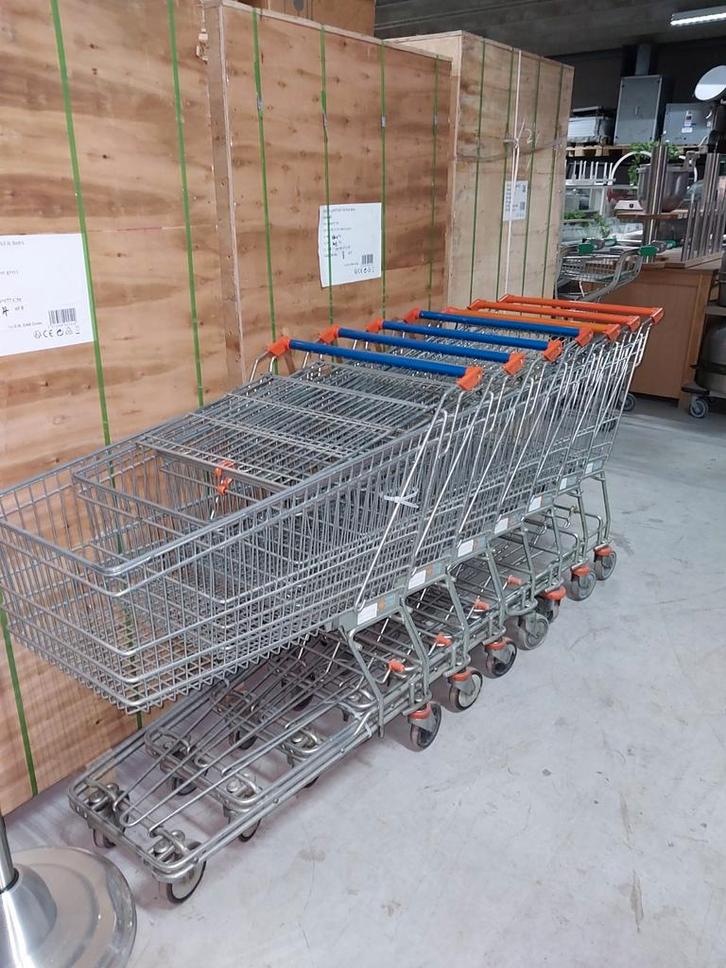 Winkelkarren 100 stuks, Doe-het-zelf en Bouw, Transportwagens, Gebruikt, Ophalen of Verzenden