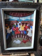 Zeer mooi Afrikaans schilderijtje, Enlèvement