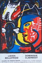 LIEVEN BELLEFROID + DOMINIQUE CLAERBOUT / ZEEFDRUK / 90x60cm, Antiek en Kunst, Kunst | Litho's en Zeefdrukken, Ophalen of Verzenden