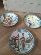 3 Beauties of the red mansion sierborden, Antiek en Kunst, Ophalen of Verzenden