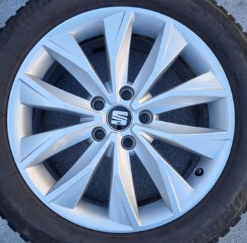Velgen seat ateca 17 inch + winterbanden beschikbaar voor biedingen