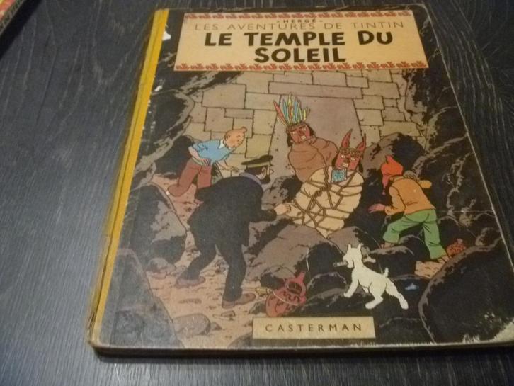 Hergé — Kuifje - De Zonnetempel  - B3 - EO 1949, Boeken, Stripverhalen, Ophalen of Verzenden