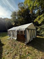 Partytent 8mX4M (hoogwaardig zeil), Tuin en Terras, Ophalen, Zo goed als nieuw, Partytent