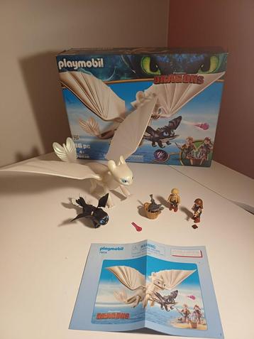Playmobil - Luchtwoede en babydraak met kids (70038) beschikbaar voor biedingen