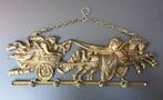 Art nouveau sleutelhouder, sleutelhanger, Antiek en Kunst, Antiek | Brons en Koper, Ophalen of Verzenden, Koper