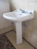 wastafel op poot, vintage, Ophalen, Gebruikt, Steen, Wastafel