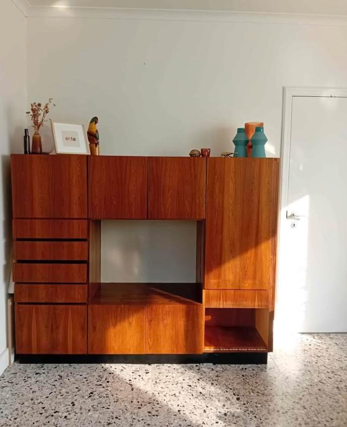 Vintage livingkast, ca 1980’s, Antiek en Kunst, Antiek | Meubels | Kasten, Ophalen