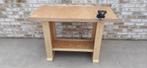Werkbank houten werktafel stevige werkbank +incl bankschroef, Doe-het-zelf en Bouw, Ophalen, Bankschroef
