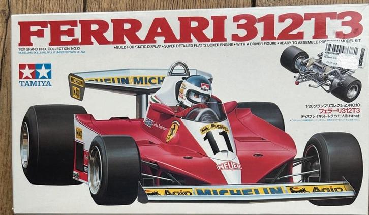 Ferrari 312T3 Gilles Villeneuve!!! Schaal 1:20, Hobby en Vrije tijd, Modelbouw | Auto's en Voertuigen, Nieuw, Auto, Groter dan 1:32