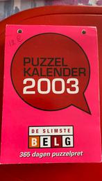 Puzzelkalender 2003 kruiswoordraadsels 365, Ophalen of Verzenden, Nieuw, Puzzelboek