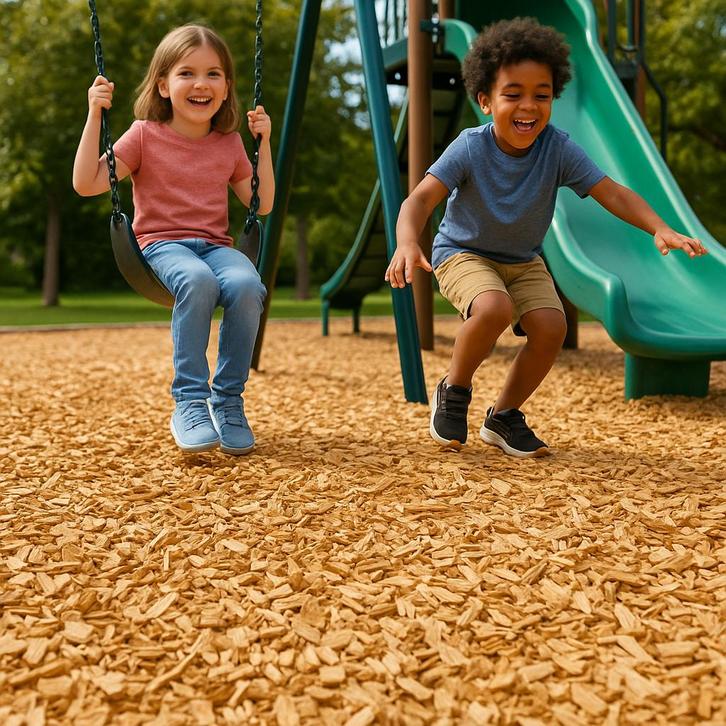 Speeltuinhoutchips EN1177, Kinderen en Baby's, Speelgoed | Buiten | Speeltoestellen, Zo goed als nieuw, Ophalen