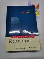 Bamacodex sociaal recht 2023-2024, Boeken, Schoolboeken, Gelezen, Overige niveaus, Overige vakken, Ophalen
