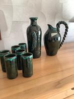 Alexandre de Wemmel, jeneverset in keramiek, 8 stuks, groen, Enlèvement ou Envoi