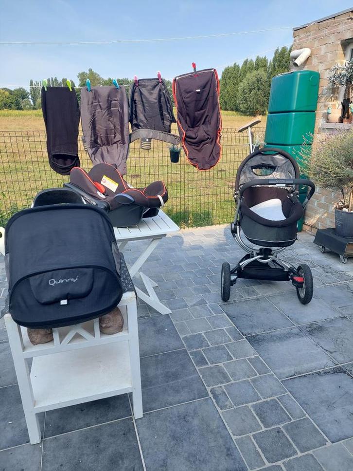 Quinny 3 in 1 buggy, Kinderen en Baby's, Buggy's, Gebruikt, Quinny, Duomodel, Regenhoes, Voetenzak, Zonnekap, Ophalen