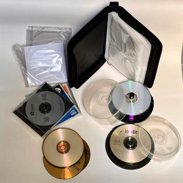20 DVD-R vierges + 30 CD-R vierges + dossier, etc., Enlèvement, Comme neuf, Cd, Spindle