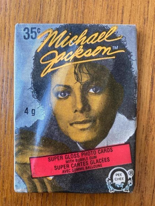 1984 O-Pee-Chee - Michael Jackson - Sealed Card Pack - EN/FR, Verzamelen, Muziek, Artiesten en Beroemdheden, Nieuw, Foto of Kaart