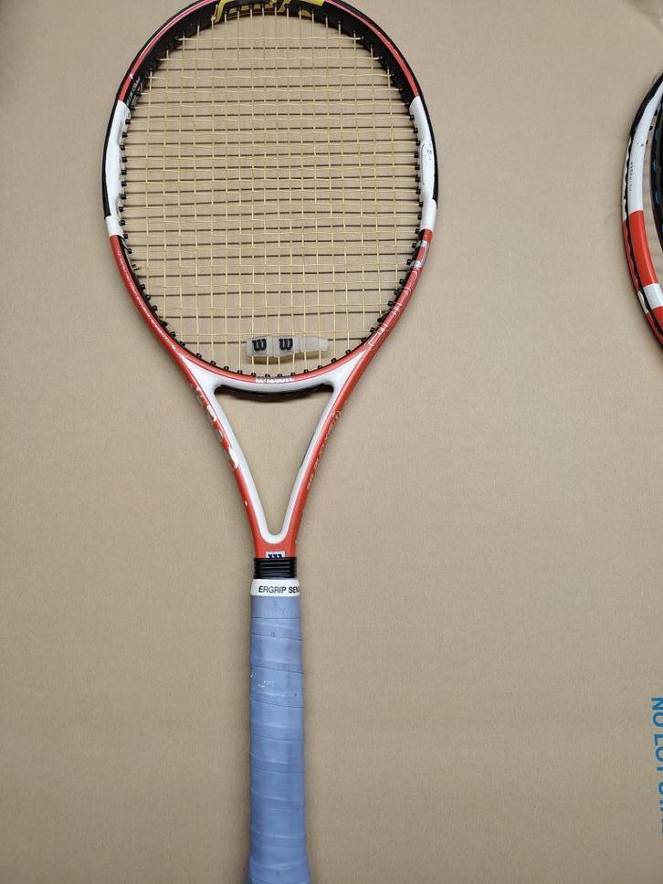 Wilson nCode Six-One 95 Pro Staff, Sport en Fitness, Tennis, Gebruikt, Racket, Wilson, L3, Ophalen of Verzenden