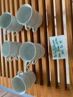 10 witte koffietafel van Aida atelier., Kop(pen) en/of Schotel(s), Zo goed als nieuw, Ophalen