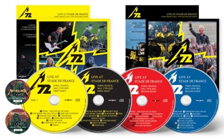 2x2Cd Metallica M72 Live Stade De France 2023 2 Nights NIEUW, Cd's en Dvd's, Cd's | Hardrock en Metal, Nieuw in verpakking, Boxset