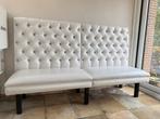 Mooie leferen bank, Huis en Inrichting, Ophalen, Gebruikt, Minder dan 75 cm, 150 tot 200 cm