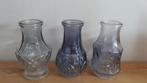 Kleine vaasjes, Ophalen, Blauw, Nieuw, Glas