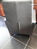 Bijzet zetel in leder 2 + 2  ( zie ook 6 stoelen), Ophalen, Zo goed als nieuw, Eenpersoons, Leer