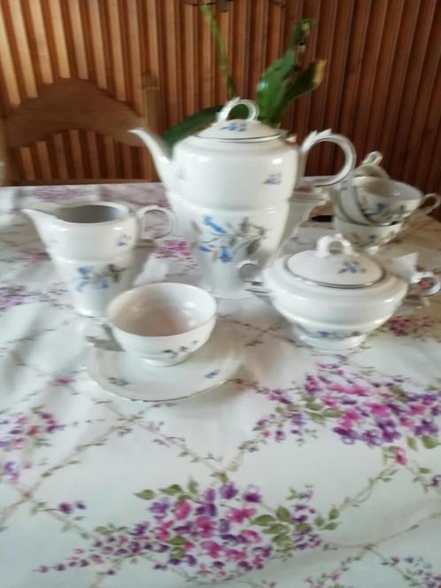 Service à café porcelaine complet(+ou-1oo ans), Antiek en Kunst, Antiek | Porselein, Ophalen