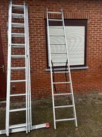 Ladder inschuifbaar en aparte ladder, Doe-het-zelf en Bouw, Ophalen, Gebruikt, Ladder