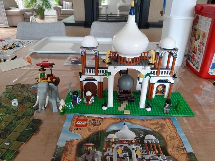 Lego set 7418 Orient Expedition - Scorpion Palace, Kinderen en Baby's, Speelgoed | Duplo en Lego, Gebruikt, Lego, Complete set