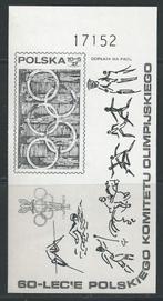 Pologne 60 ans Comité Olympique Neufs BF-timbre 2628, Enlèvement ou Envoi, Non oblitéré, Sport
