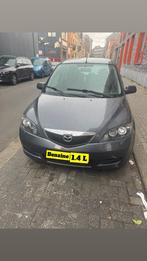 Mazda 2 1.4 benzine-airconditioning verkocht voor export, Auto's, Stof, Elektrische ramen, 4 cilinders, Zwart