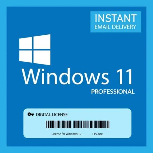 Windows 11 PRO - Clé de Licence, Informatique & Logiciels, Systèmes d'exploitation, Neuf, Windows, Enlèvement