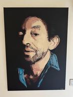 Serge Gainsbourg-Neptco acryl op canvas, Ophalen