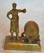 décoration de metier en laiton massif "le brasseur ", Antiek en Kunst, Ophalen of Verzenden, Koper