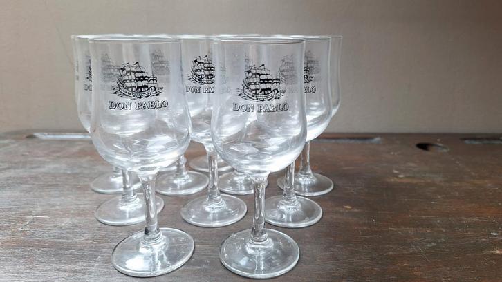 12 porto glazen Don Pablo, nieuw, Verzamelen, Glas en Drinkglazen, Zo goed als nieuw, Ophalen of Verzenden
