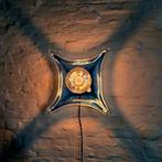 Vintage Val Saint Lambert kristalglazen wandlamp., Antiek en Kunst, Ophalen of Verzenden