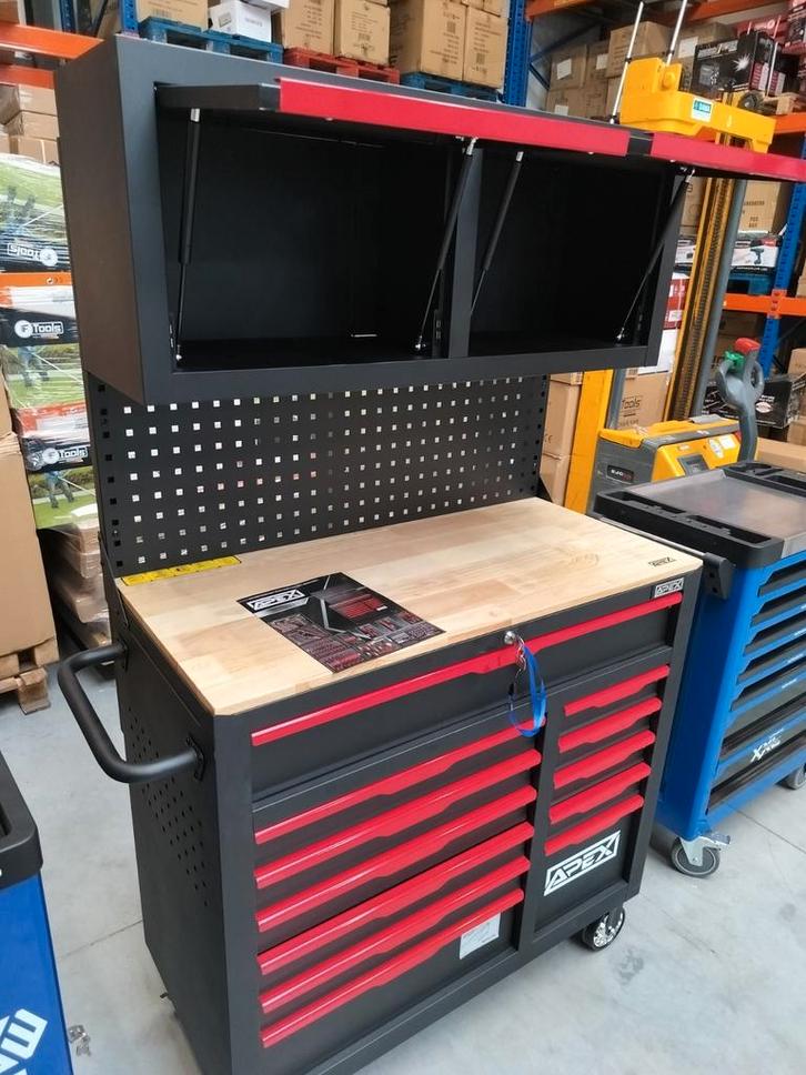 Apex werkbank & Gereedschapswagen 12 lades bovenkast.Nieuw!!, Auto diversen, Autogereedschap, Nieuw, Ophalen