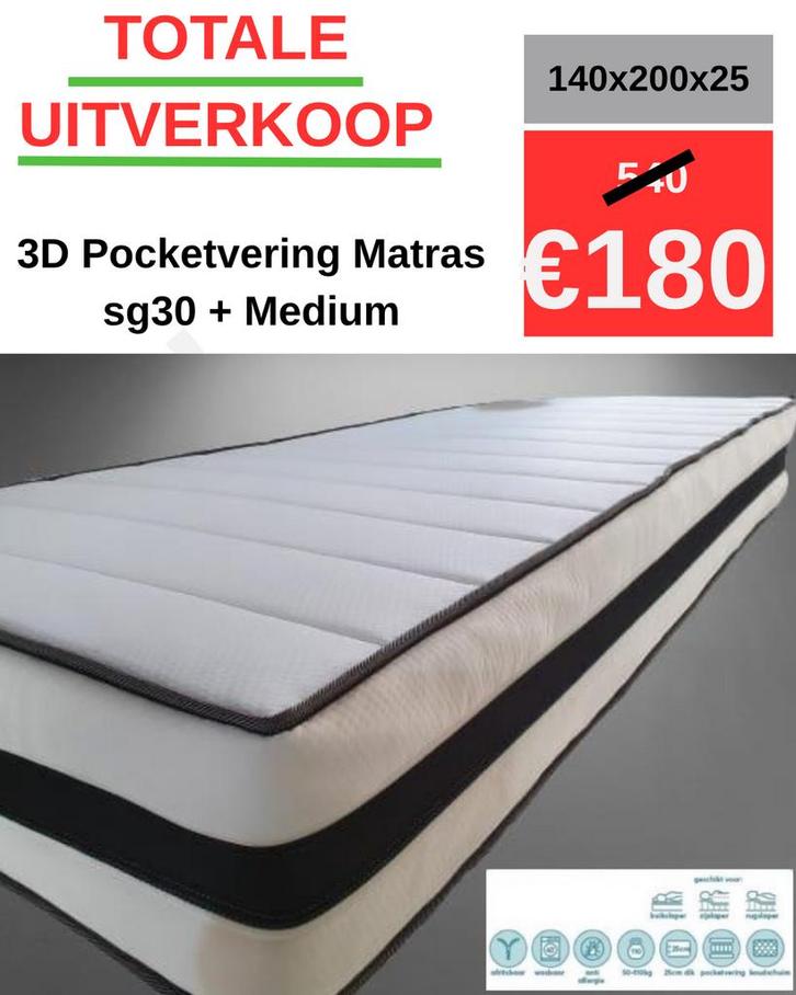 Matrassen, Huis en Inrichting, Slaapkamer | Matrassen en Bedbodems, Ophalen of Verzenden