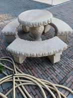Tuinset natuursteen, Tuin en Terras, Ophalen, Zo goed als nieuw, Tuinset