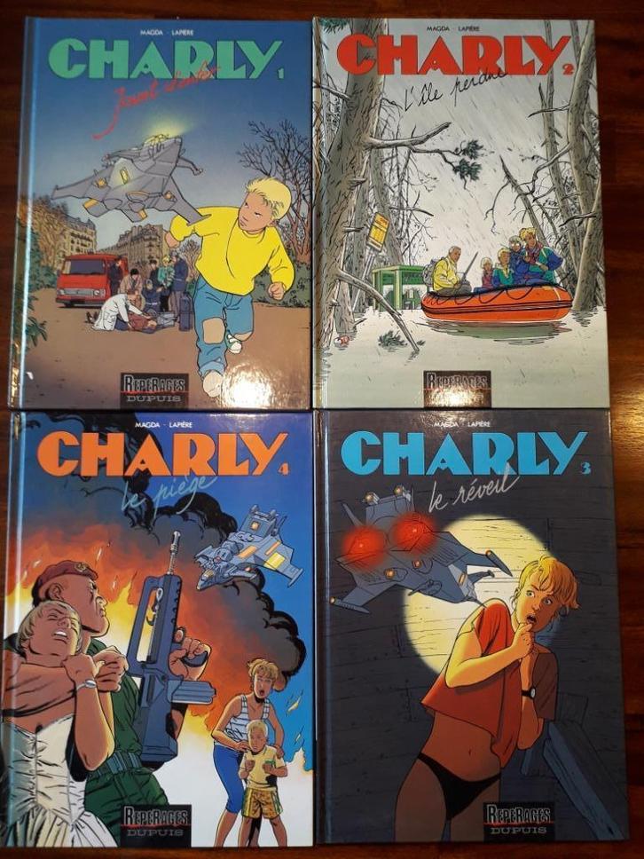 4 BD CHARLY éditions originales, Livres, BD, Comme neuf, Plusieurs BD, Enlèvement