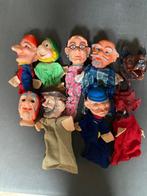 Poppenkast poppen, handpoppen, vintage, Ophalen of Verzenden, Gebruikt, Overige typen