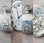 Antique * Montre gousset signé, Bijoux, Sacs & Beauté, Montres | Anciennes | Antiquités, Enlèvement ou Envoi, Argent, Montre de poche