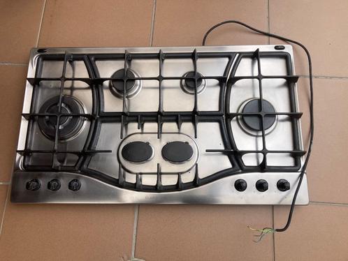 Taque de cuison au gaz, Elektronische apparatuur, Kookplaten, Gebruikt, Inbouw, Gas, 5 kookzones of meer, Ophalen
