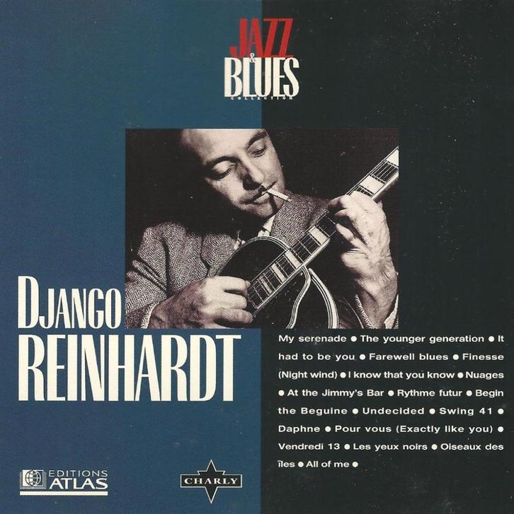 CD * DJANGO REINHARDT - JAZZ & BLUES, Cd's en Dvd's, Cd's | Jazz en Blues, Gebruikt, Blues, 1940 tot 1960, Ophalen of Verzenden